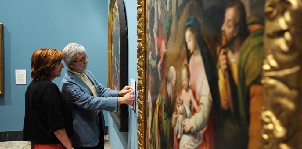 Broto visita el Museo de Zaragoza con motivo del Día Internacional de los Museos