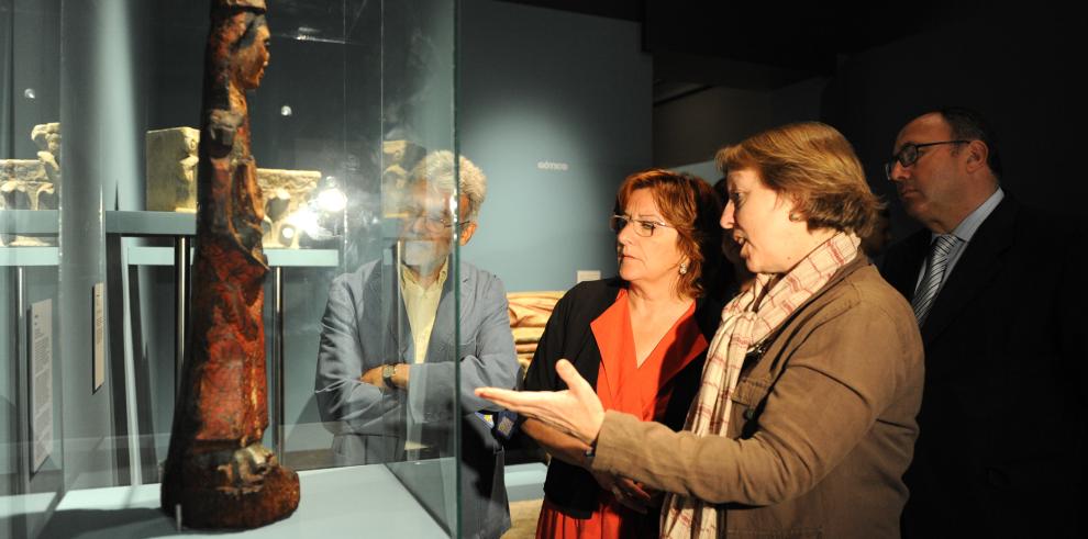 Broto visita el Museo de Zaragoza con motivo del Día Internacional de los Museos