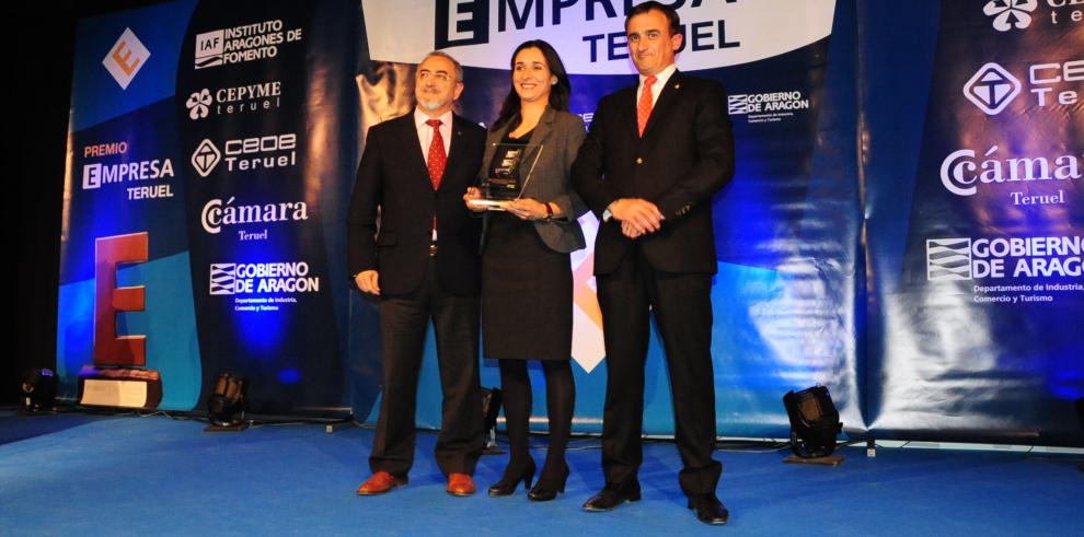 Control Glass, Dinópolis, Turomas, AMB y Casa Falgás, ganadores de los Premios Empresa Teruel 2011