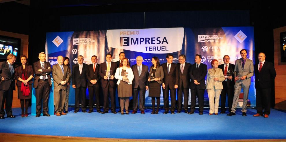 Control Glass, Dinópolis, Turomas, AMB y Casa Falgás, ganadores de los Premios Empresa Teruel 2011