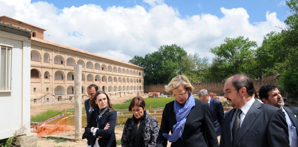Eva Almunia augura que la comarca de Tarazona y el Moncayo va a ser puntera en el sector turístico con la apertura del Parador de Turismo del Monasterio de Veruela