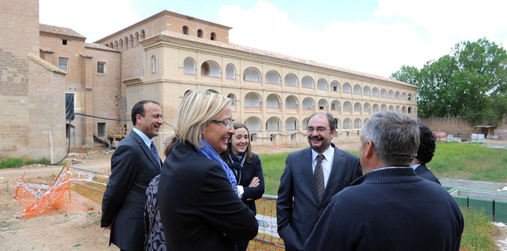 Eva Almunia augura que la comarca de Tarazona y el Moncayo va a ser puntera en el sector turístico con la apertura del Parador de Turismo del Monasterio de Veruela