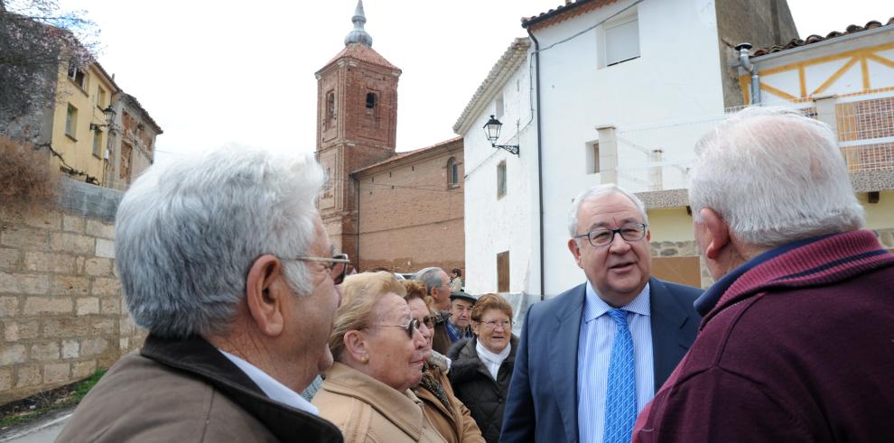 El vicepresidente visita diversas actuaciones municipales en la Comarca del Jiloca