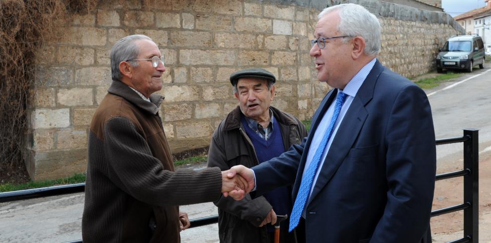 El vicepresidente visita diversas actuaciones municipales en la Comarca del Jiloca