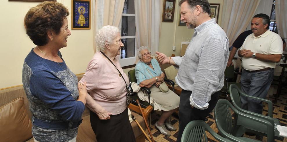 El presidente de Aragón ha visitado Boltaña