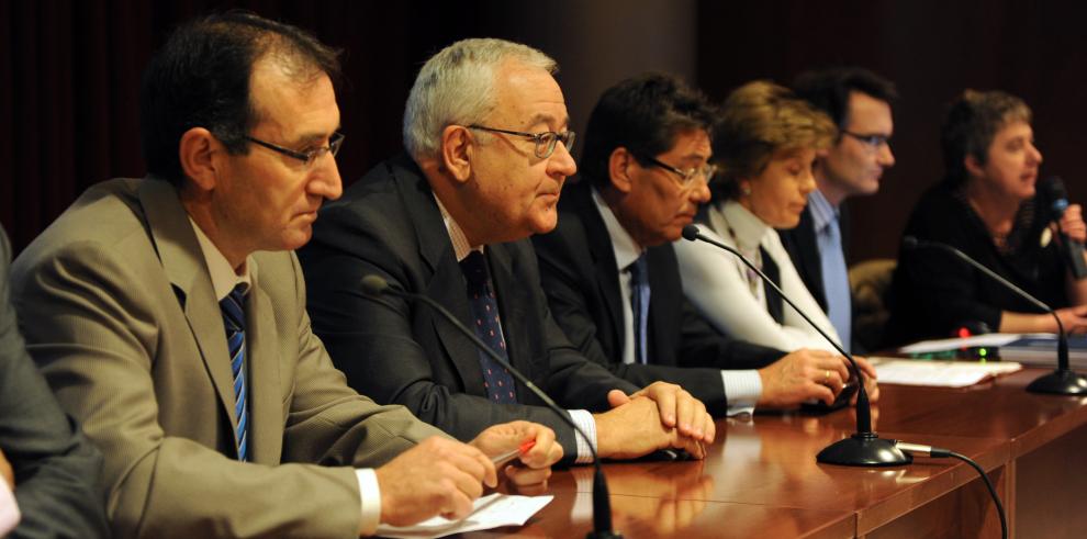 El vicepresidente ha clausurado la Asamblea General de Cereales Teruel

