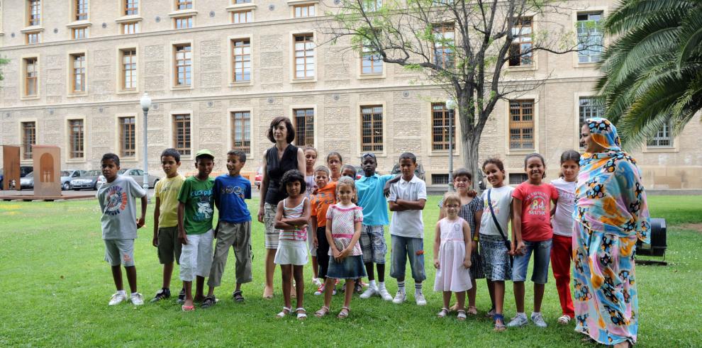 150 niños saharauis pasan las vacaciones de verano en Aragón