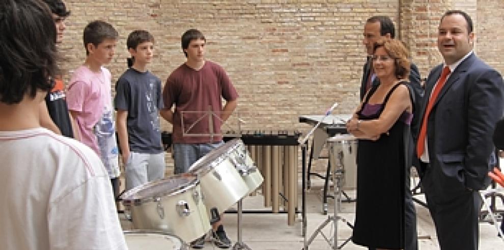 Un centenar de alumnos participan en el Encuentro para Jóvenes Músicos ¿Villa de Magallón¿