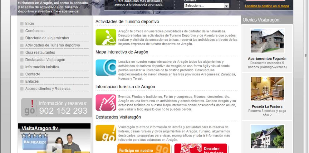 La Central de Reservas de Aragón dispone de un nuevo portal en Internet y superará las 1.000 empresas turísticas adheridas en los próximos días