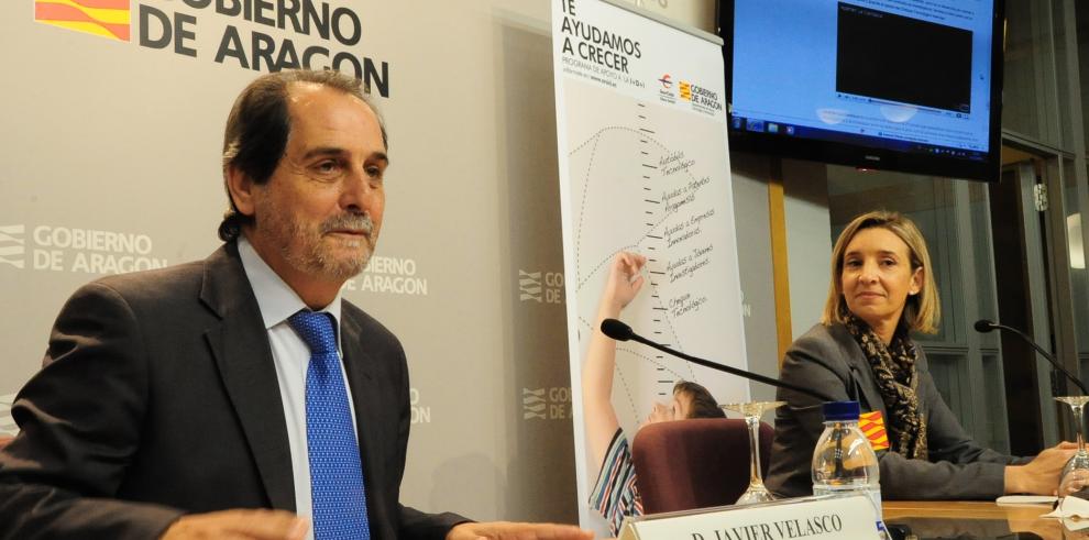 El consejero de Ciencia, Tecnología y Universidad y la directora de la Obra Social de Ibercaja han presentado el segundo programa Cheque tecnológico