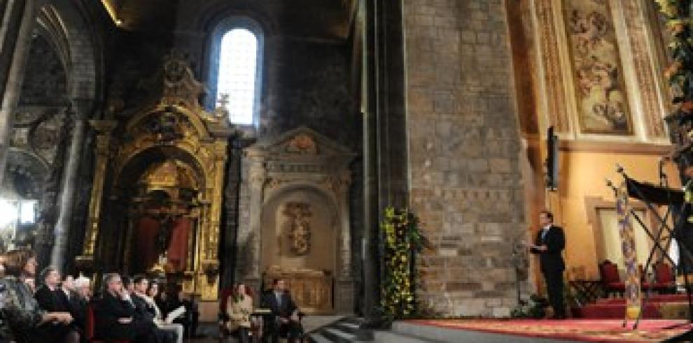 Intervención del Presidente de Aragón Marcelino Iglesias en el acto conmemorativo del inicio del Año Jacobeo 2010 en Jaca