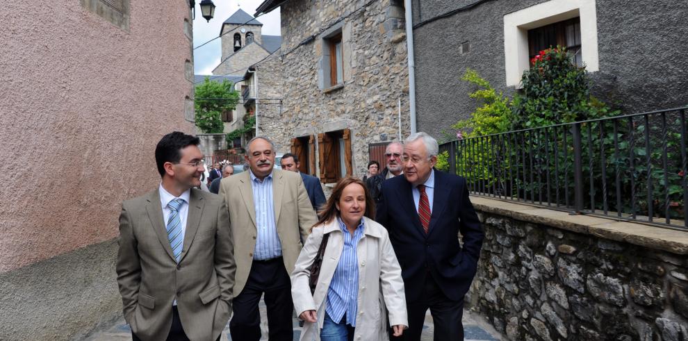 Fotografías de la visita del vicepresidente a la Comarca del Alto Gállego 