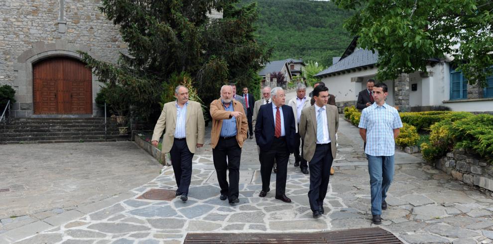 Fotografías de la visita del vicepresidente a la Comarca del Alto Gállego 