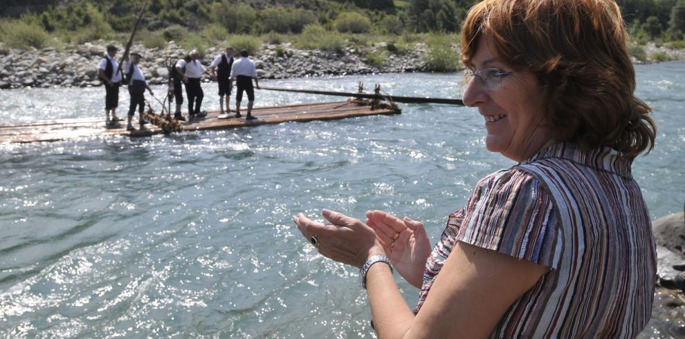 La consejera Broto participa en el XXXVI Descenso de Navatas Río Cinca