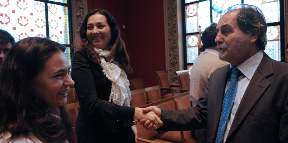 El Consejero de Ciencia, Tecnología y Universidad ha asistido al acto de bienvenida a los estudiantes extranjeros en la Universidad de Zaragoza