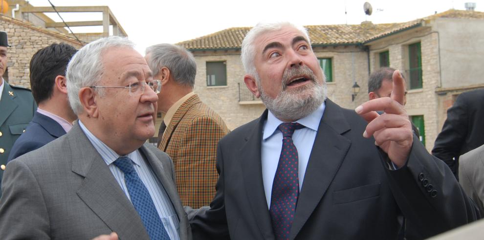 El vicepresidente ha inaugurado la restauración de la Iglesia parroquial de Torralba de Aragón