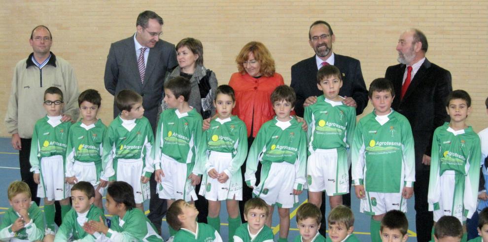 El Gobierno de Aragón ha invertido 481.481 euros en el pabellón polideportivo de Tamarite de Litera