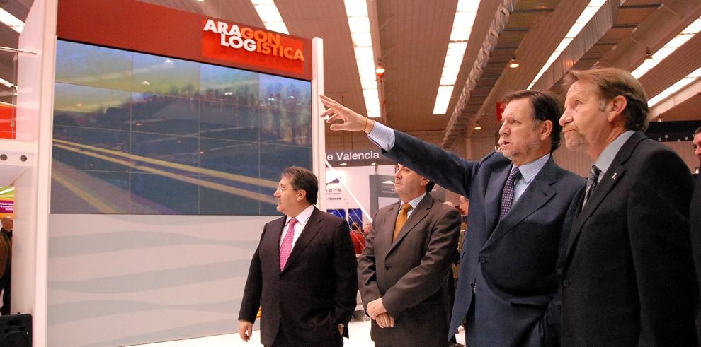 El Presidente de Aragón inaugura Logis Expo