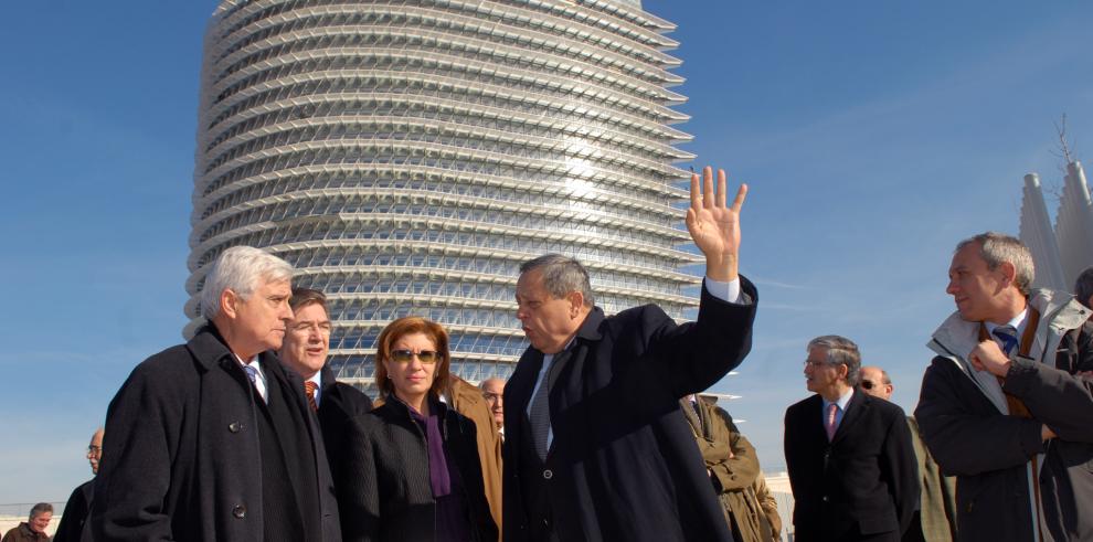 Visita a la Expo Zaragoza 2008 de los ministros que participan en la VII Reunión de Ministros de Agricultura y Pesca del Mediterráneo