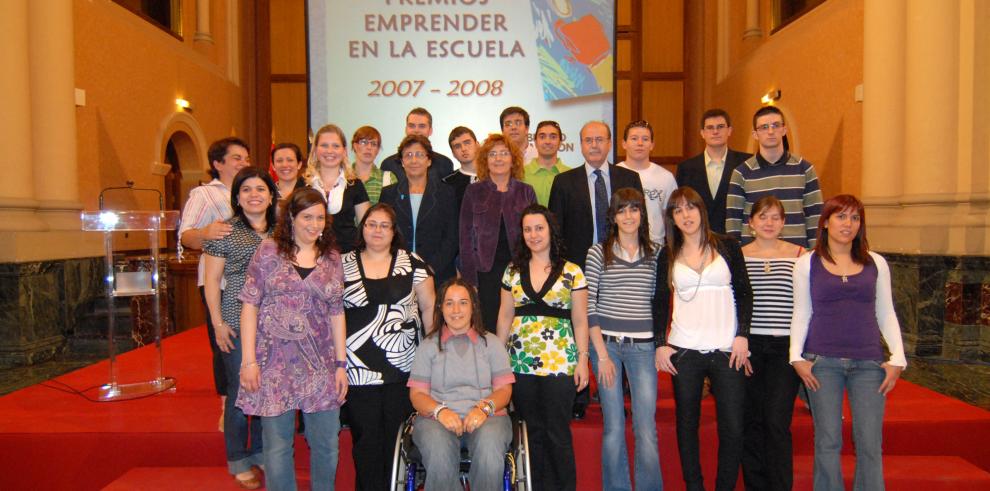 El Gobierno de Aragón reconoce el espíritu emprendedor de estudiantes aragoneses en Formación Profesional mediante los premios Emprender en la Escuela