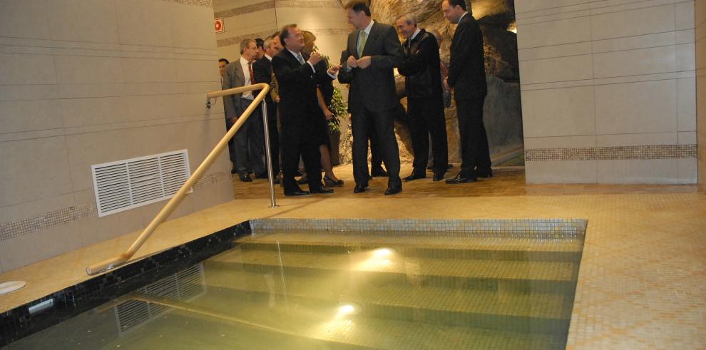 El Presidente de Aragón ha inaugurado la nueva zona termal del Balneario de Paracuellos de Jiloca