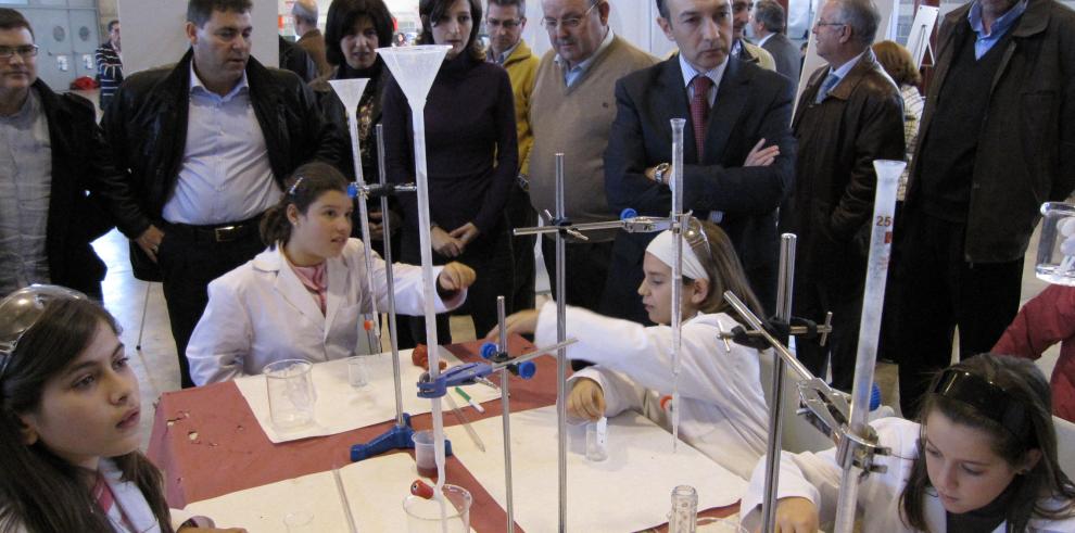 El Pabellón de la Ciencia se expone en Calanda