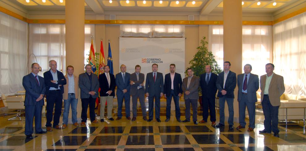 El Presidente de Aragón ha recibido al presidente de las cooperativas agrarias