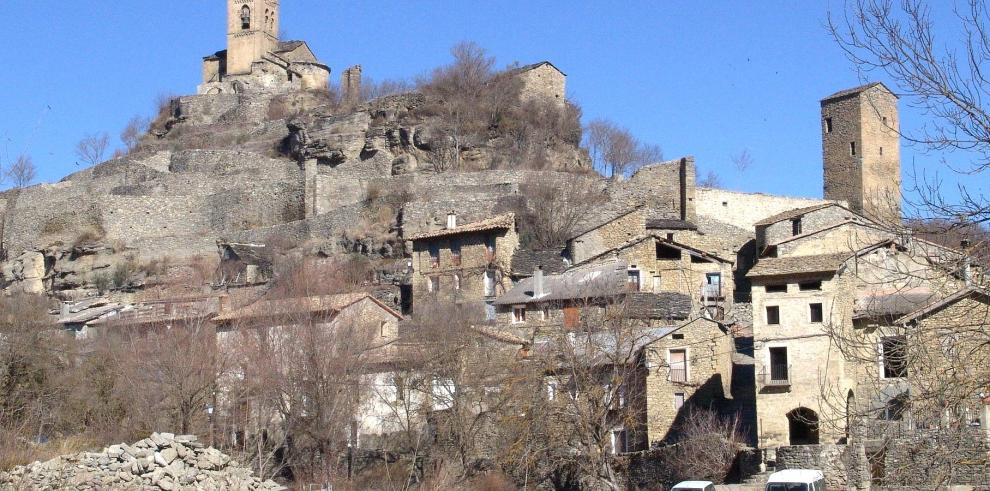 El Gobierno de Aragón ha invertido en Montañana 5,3 millones de euros desde que inició la recuperación del enclave medieval en la Ribagorza