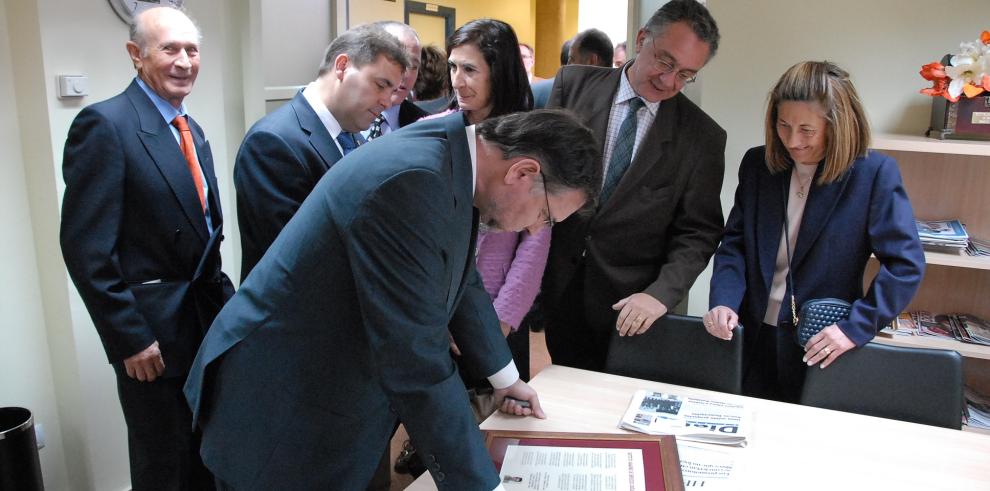 Imágenes de la visita del Presidente de Aragón a Calanda
