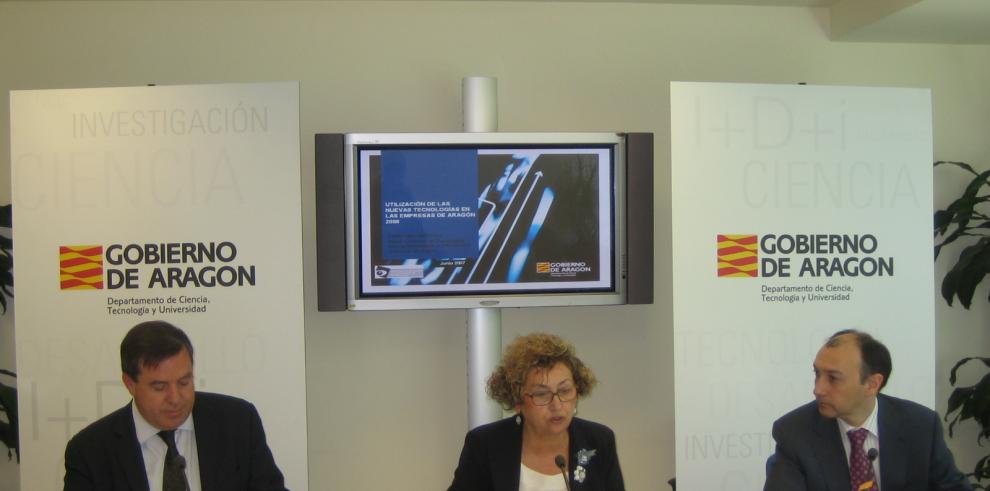 Un informe del Departamento de Ciencia, Tecnología y Universidad indica que Aragón está en el nivel de la media europea en el acceso a internet en las empresas