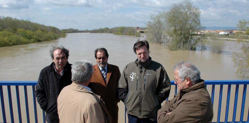 El presidente del Gobierno de Aragón visita la Ribera Alta del Ebro