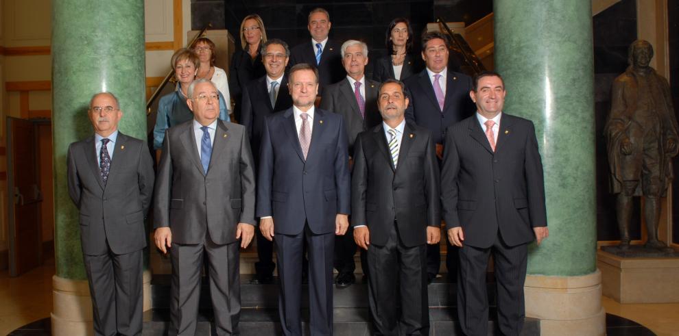 Toma de posesión de los consejeros del Gobierno de Aragón