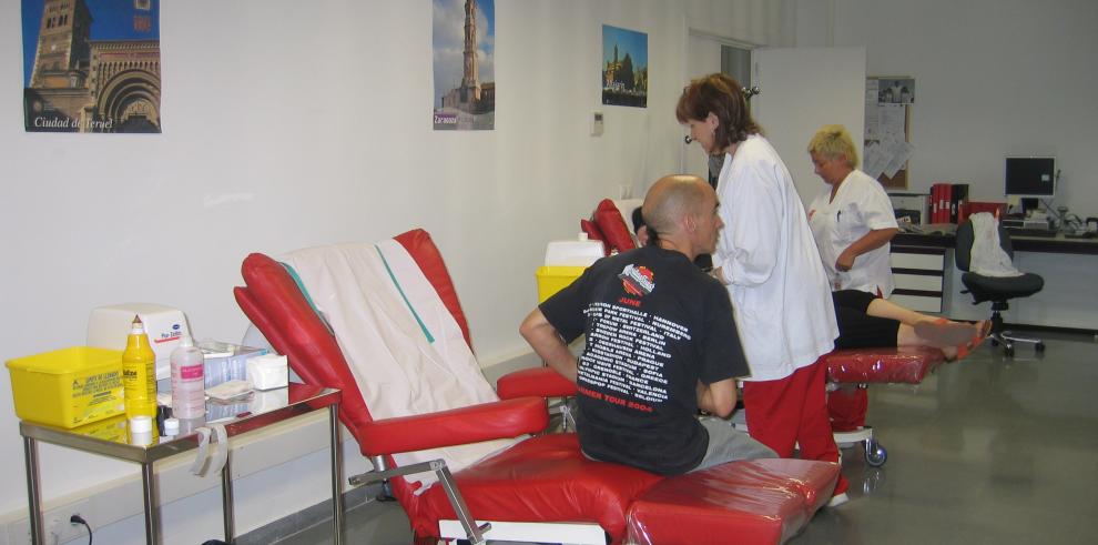 Las donaciones de sangre han aumentado un 20% en Aragón en los últimos siete meses