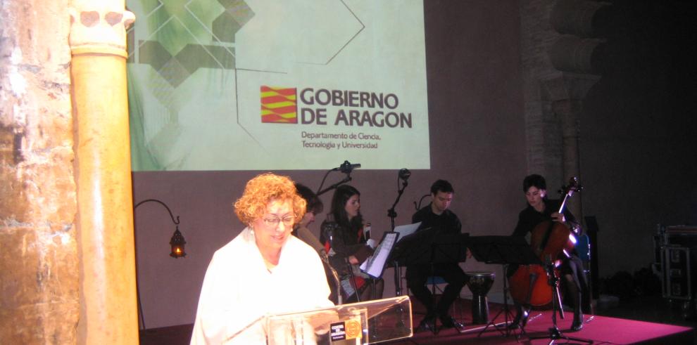 Angela Abós y Francisco Pina presiden la presentación de un proyecto de investigación que ``sonifica´´ la arquitectura mudéjar