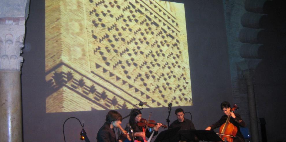 Angela Abós y Francisco Pina presiden la presentación de un proyecto de investigación que ``sonifica´´ la arquitectura mudéjar
