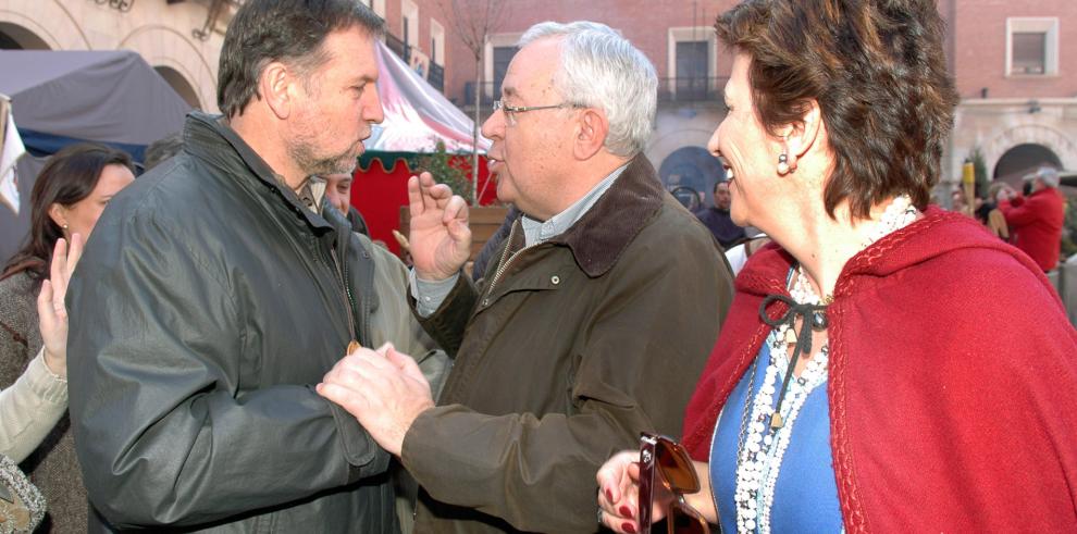 El presidente Iglesias, acompañado del vicepresidente José Angel Biel, y los consejeros Javier Velasco y Miguel Ferrer, asiste en Teruel a los actos de celebración de las Bodas de Isabel de Segura