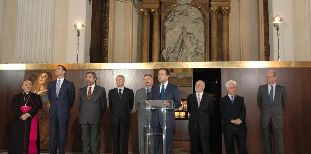 Inauguración restauración cúpula Regina Martyrum