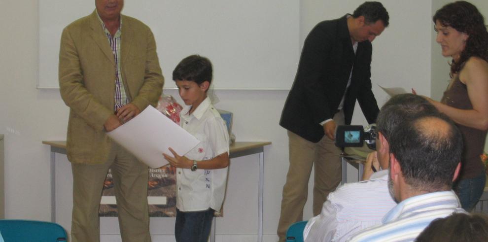 Imagenes de la entrega de premios del III Concurso infantil de dibujo sobre prevención de incendios