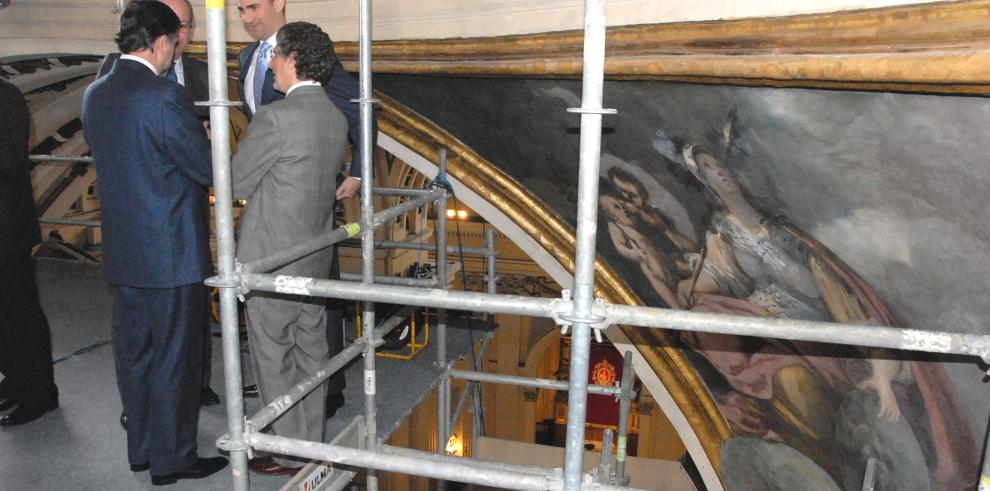 Inauguración restauración pinturas de Goya en la Cúpula Regina Martyrum del Pilar