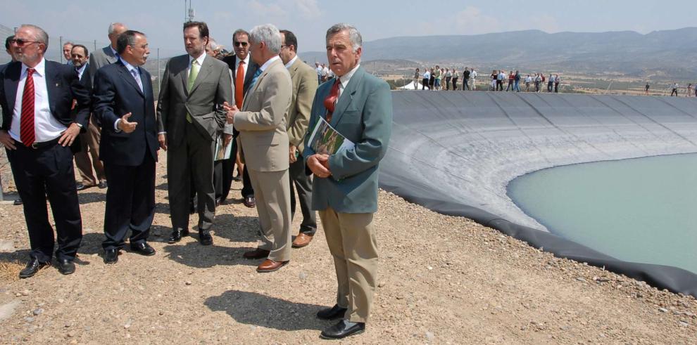 El presidente Iglesias inaugura las obras de modernización del regadío de Estadilla que beneficiarán a 250 agricultores

