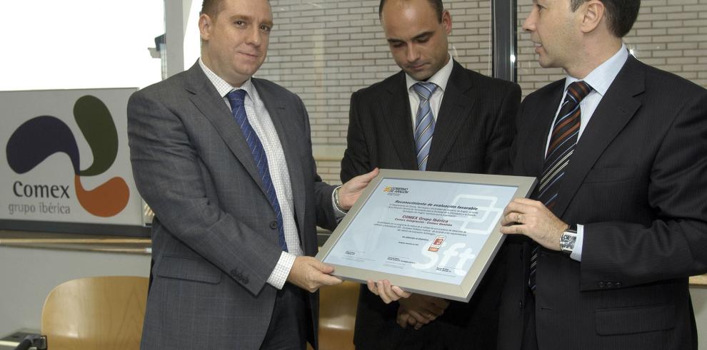 COMEX Grupo Ibérica,  primera organización aragonesa que obtiene el distintivo ¿SoftAragón Premium¿ del Gobierno de Aragón, el ITA y el Instituto Europeo de Software 