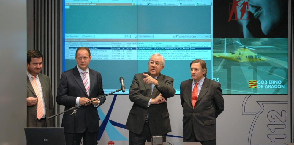 El nuevo Centro de Emergencias 112 SOS Aragón incorpora la tecnología más avanzada en la gestión de incidencias