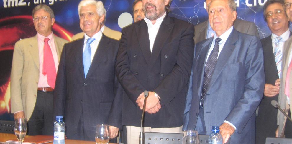 Presentación del apartadero ferroviario y de la Terminal Marítima de Zaragoza en Mercazaragoza