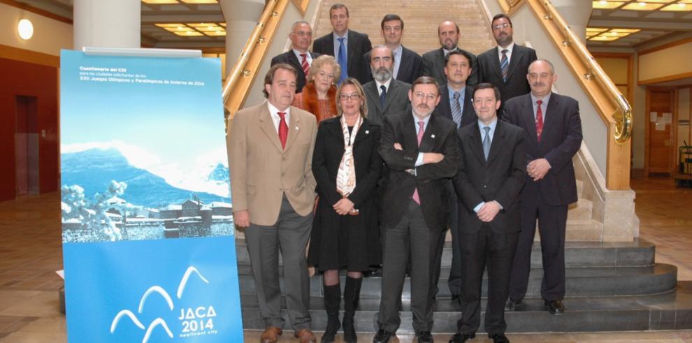El Patronato de la Fundación Jaca 2014 se ha reunido esta tarde por primera vez en Zaragoza