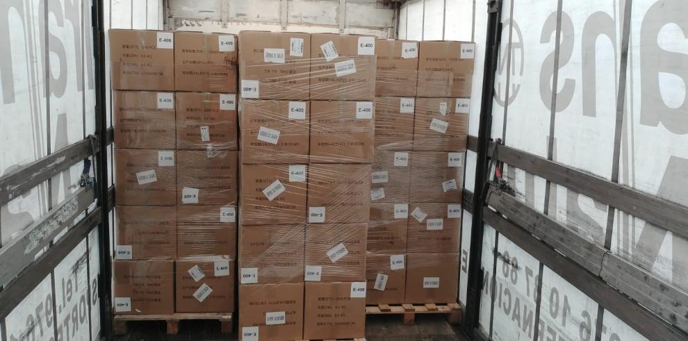 El Gobierno de Aragón gestiona la llegada del primer pedido sanitario a través de la plataforma Aragón en Marcha