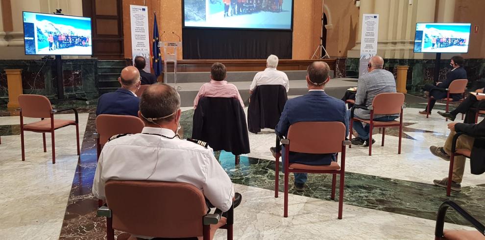 Aragón, Navarra, Guipúzcoa y Pirineos Atlánticos (Francia) afianzan su colaboración en la gestión transfronteriza de emergencias 