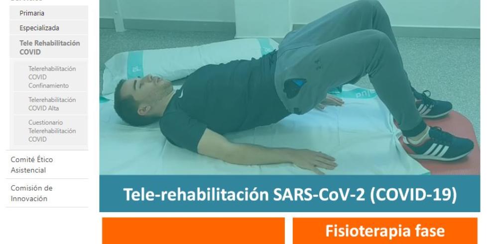 El Hospital de Barbastro pone en marcha un pionero proyecto de tele-rehabilitación para los pacientes COVID-19