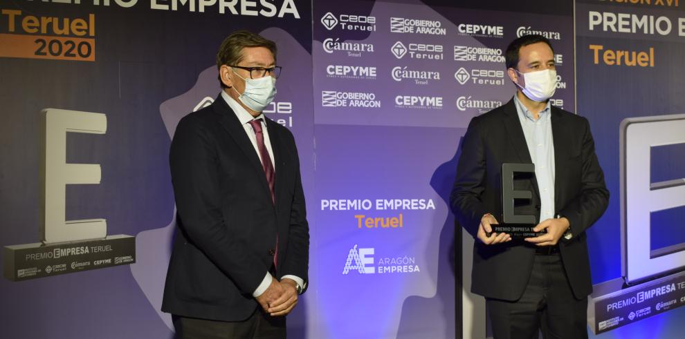 Sendín recibe el Premio Empresa Teruel 2020