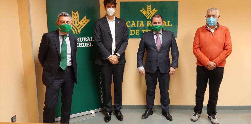 El comisionado del Gobierno de Aragón y Caja Rural de Teruel avanzan en el desarrollo de la Agenda 2030 en la provincia