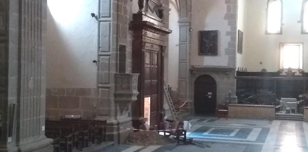Comienzan las obras en la segunda fase de la rehabilitación de la iglesia de Rubielos de Mora
